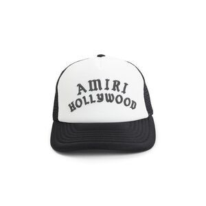 AMIRI MA Core Trucker Hat Men BLACK WHITE Hats & Caps